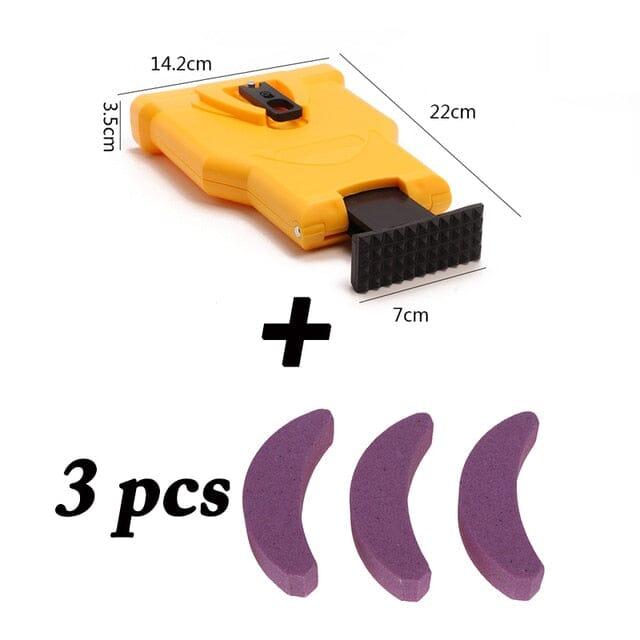 Afiador e Amolador de Corrente de Motosserra Pro - amolador-afiador-de-corrente-de-motosserra-profissional-colecao-ferramentas-01-tec-hunt-1x-amolador-afiador-3x-pedras-710440
