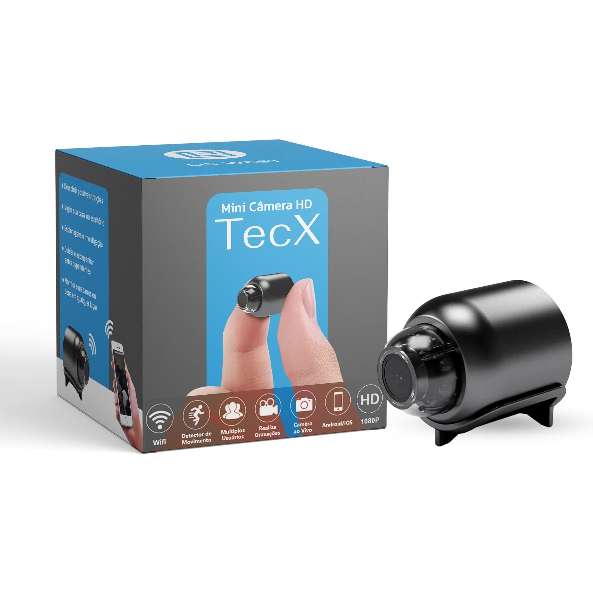 Mini Câmera HD TecSpy X 2.0 🔥70% DE DESCONTO🔥 - caixa1