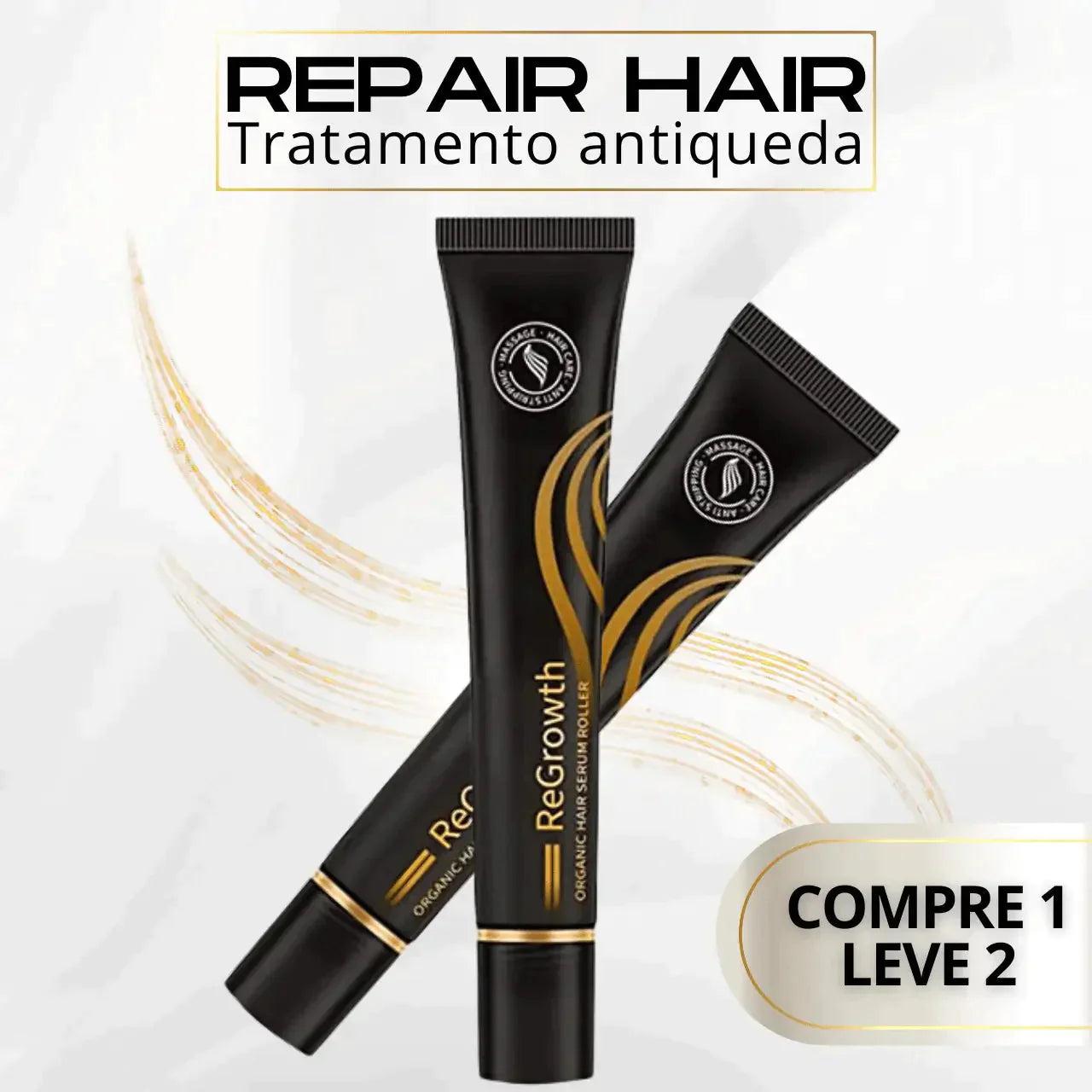 Repair Hair® | Óleo de Crescimento Capilar - Diminui Queda 95% e Aumenta Crescimento 20x
