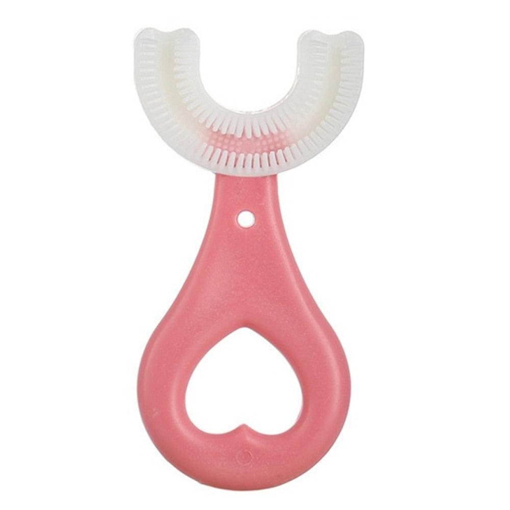 Escova de Dente Infantil 360° - escova-de-dente-infantil-360deg-escova-de-dente-infantil-360deg-lf-comercio-e-importacoes-a-rosa-de-2-6a-109829
