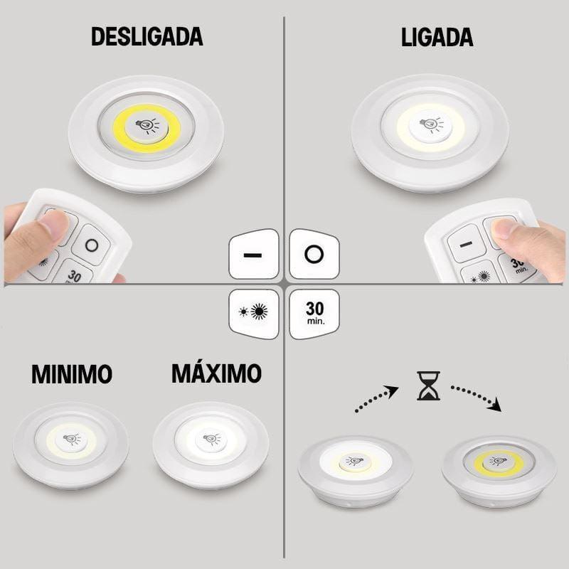 Luminária Led Smart + Controle Grátis - LigthOn - luminaria-led-smart-controle-gratis-ligthon-cc30-techunt-676380