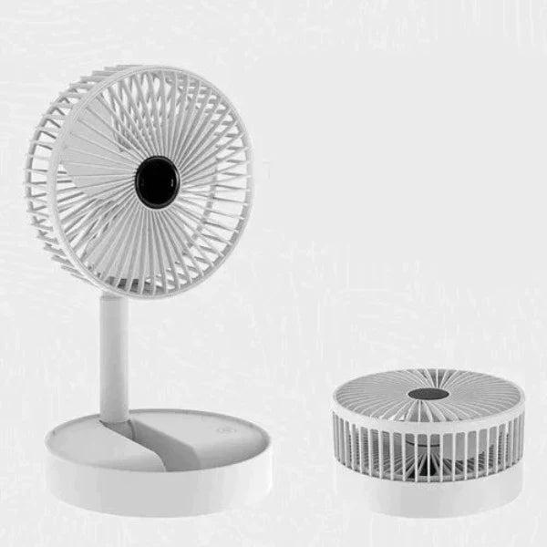 Ventilador Portátil Recarregável Inteligente - VentusPro - ventilador-portatil-silencioso-inteligente-power-fresh-techunt-branco-215195