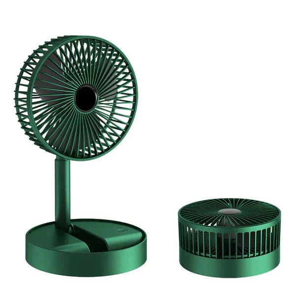 Ventilador Portátil Recarregável Inteligente - VentusPro - ventilador-portatil-silencioso-inteligente-power-fresh-techunt-verde-361540